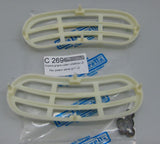 COPPIA GRIGLIE COFANI LAMBRETTA LD 125 DAL 1953 AL 1956