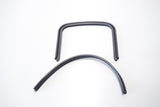 COPPIA PROFILI PONTICELLO PEDANA COLORE GRIGIO LAMBRETTA LI I-II- III SERIE-SPECIAL-TV
