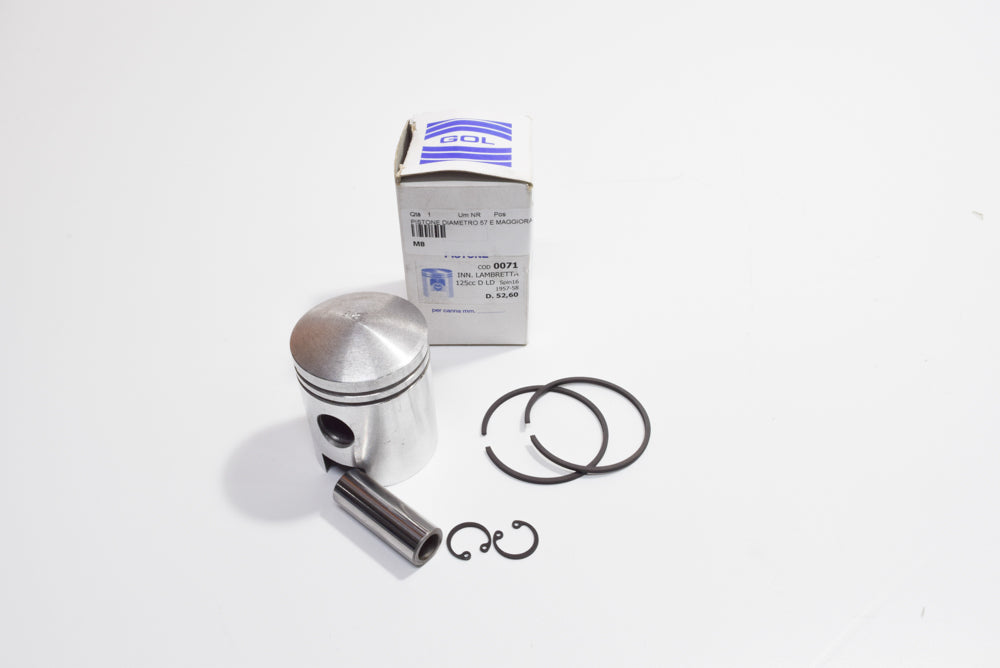 PISTONE COMPLETO LAMBRETTA LI 150 DIAMETRO 52,60