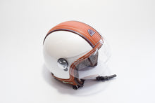 Carica l&#39;immagine nel visualizzatore di Gallery, CASCO PELLEDURA BIANCO PERLATO L