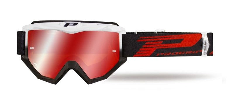 OCCHIALI PROGRIP 3201-137 FL BIANCO/NERO
