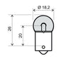 RM246510211 - LAMPADINA ARANCIONE 12V-10W BA15S