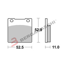 Carica l&#39;immagine nel visualizzatore di Gallery, BG07HO0712 - PASTIGLIE BREMBO GENUINE 07HO0712