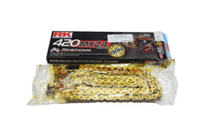 Carica l&#39;immagine nel visualizzatore di Gallery, CATENA PASSO 420 112 MAGLIE MXZ4 GOLD