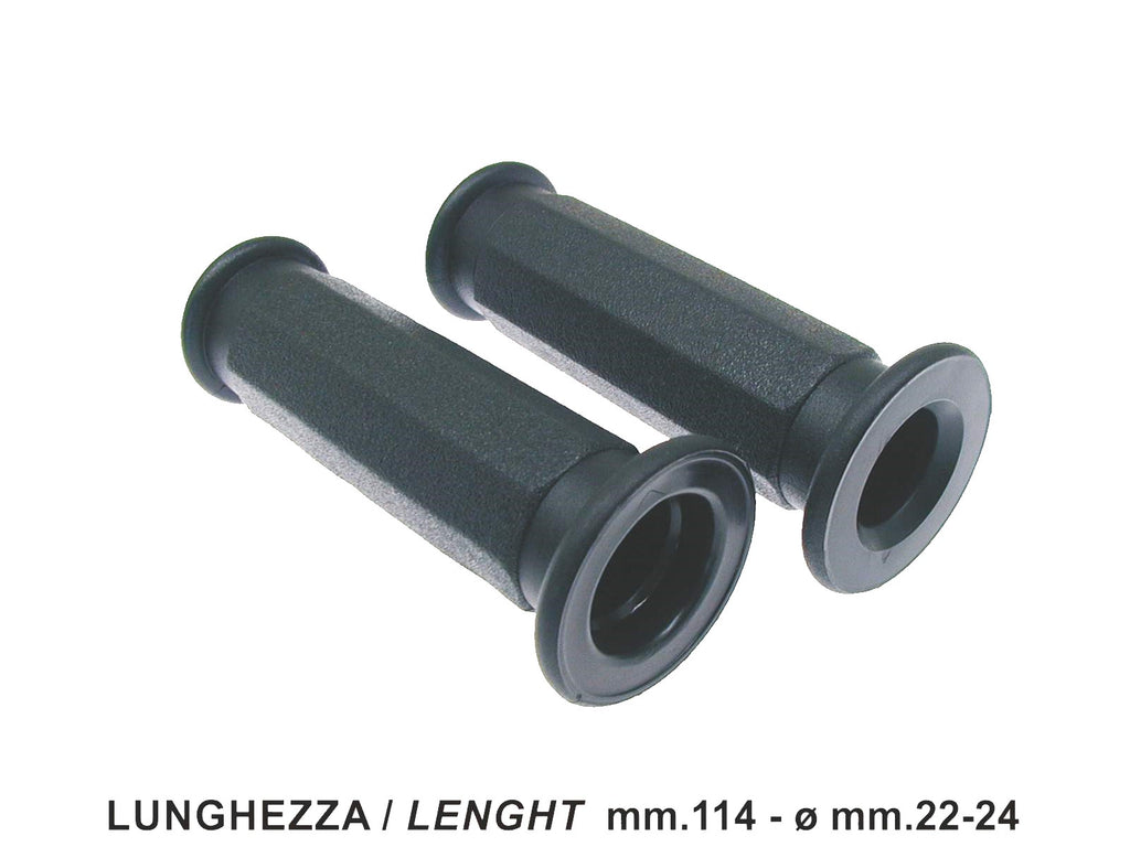 COPPIA MANOPOLE NERE L.114MM CIAO-SI -88