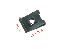 Carica l'immagine nel visualizzatore di Gallery, 10374 - PIASTRINA VITE AUTOFILETTANTE PER CARENE D.2