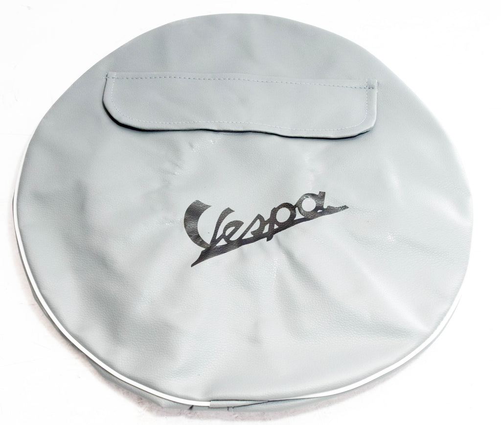 COPRIRUOTA GRIGIO DA 8 C/TASCA X VESPA