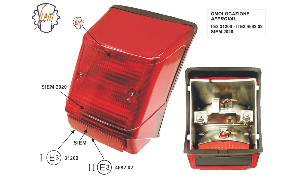 FANALE POST SIEM VESPA PK 50 XL-RUSH
