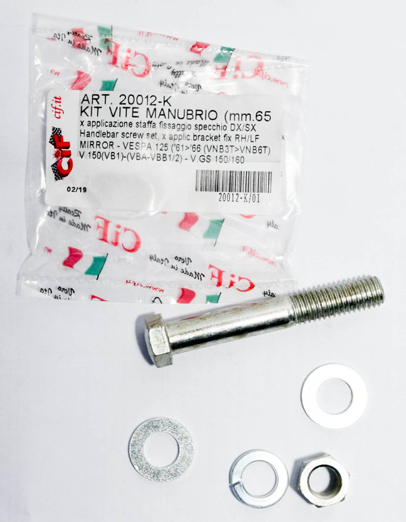 VITE MANUBRIO L.65MM VESPA VNB3-6T/VBB