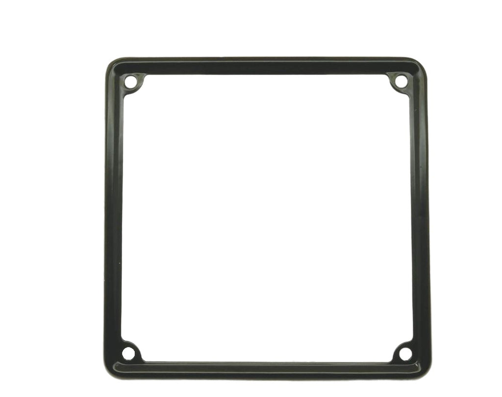 CORNICE TARGA NERA 170X170MM VESPA-MOTO