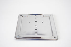 FONDO TARGA IN FERRO CROMATO VECCHIE DIM