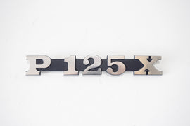 TARGHETTA P 125 X LATERALE VESPA