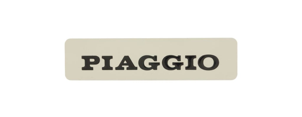 TARGHETTA ADESIVA PIAGGIO