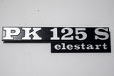 TARGHETTA VESPA PK 125 S ELESTART