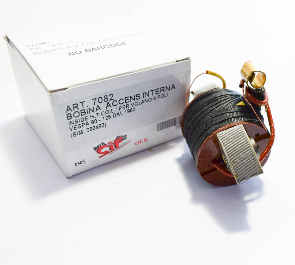 BOBINA ACCENSIONE INTERNA VESPA 90-125