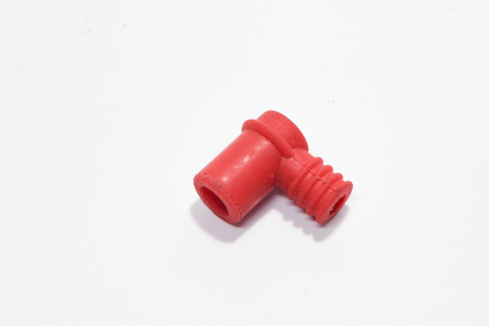 ATTACCO CANDELA IN SILICONE ROSSO X CAVO