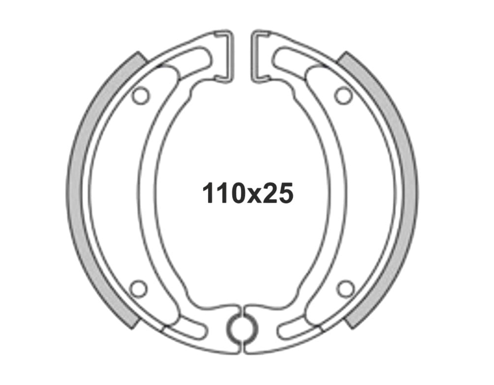 SERIE GANASCE ANT/POST TT-R 125 00-
