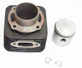 CILINDRO COMPLETO AGRICOLO DI PISTONE E FASCE DIAMETRO 51MM SPINOTTO DA 14MM  PER DUCATI ACERO