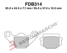 Carica l&#39;immagine nel visualizzatore di Gallery, BGFDB314EF - PASTIGLIE FERODO FDB314EF