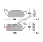 BG07HO41LA - SERIE PASTIGLIE 07HO41LA CB F 500 13-21