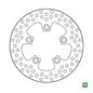 NFDF4132A - DISCO FRENO ANT LIKE 125 09-21