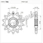OG367306R14 - PIGNONE Z14 PASSO 525 LEONCINO 500 17-24