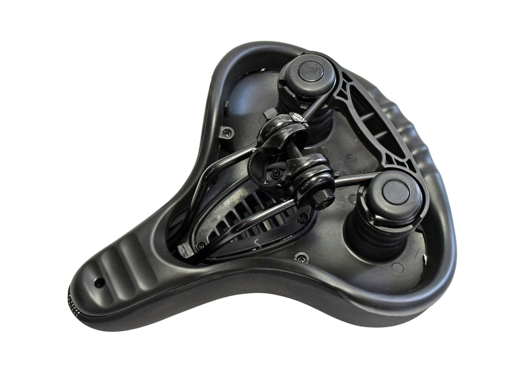 N1SESE87403 - SELLA BICI DONNA C/ELASTOMERI E MORSETTO