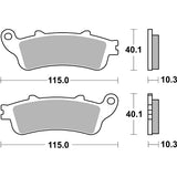 SERIE PASTIGLIE SBS880LS GL GOLDWING1800