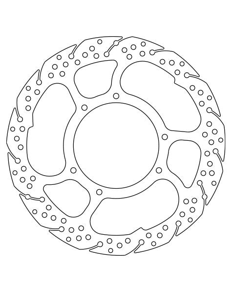 NFDF5296AW - DISCO FRENO ANT CRF R 250-450 15-25