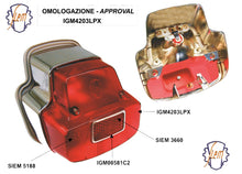 Carica l'immagine nel visualizzatore di Gallery, CI1785-OR - FANALE POST SIEM VESPA 180 SS C/GUARN