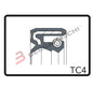 BGARI024 - SERIE PARAOLI FORCELLA 35X48X10,5 TC4