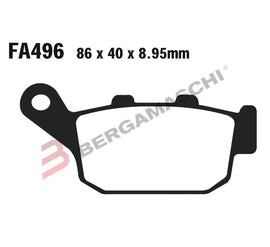 BGR1249600 - PASTIGLIE HONDA CBR/CB 650F POST 14-