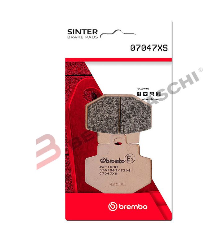 BG07047XS - PASTIGLIE BREMBO XS 07047XS