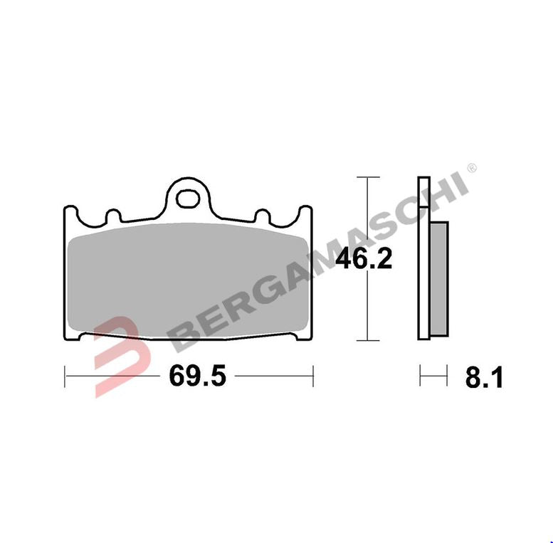 BG07KA13RC - PASTIGLIE BREMBO RC 07KA13RC
