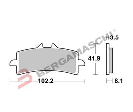 BG07BB37LA - PASTIGLIE BREMBO LA 07BB37LA