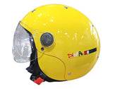 DF44GM - CASCO JET GIALLO PER BIMBO TAGLIA M