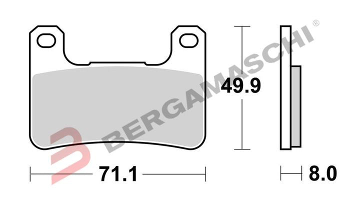 BG07SU27RC - SERIE PASTIGLIE 07SU27RC GSX-R 750 06-11