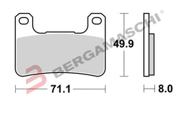 BG07SU27RC - SERIE PASTIGLIE 07SU27RC GSX-R 750 06-11