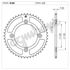 OG368180351 - CORONA PROF.ERGAL BETA 125 RR 4T