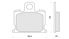 SERIE PASTIGLIE XJ 750 SECA 8183