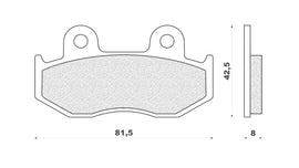 SERIE PASTIGLIE ANT XR 600 R 8587