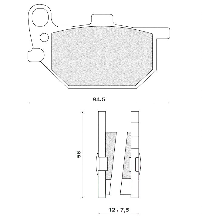 SERIE PASTIGLIE XJ 650 8083