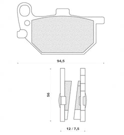 SERIE PASTIGLIE XJ 650 8083