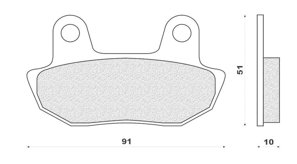 PASTIGLIE FRENO ANT VT 750 C SHADOW