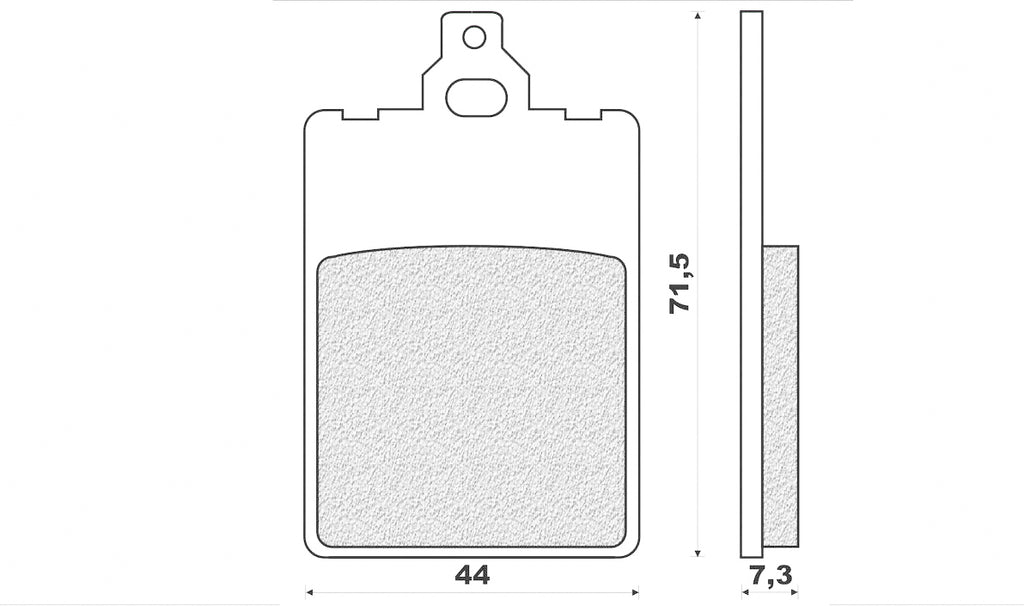 PASTIGLIE FRENO ANT. PINZA GRIMECA 1