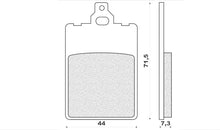 Carica l&#39;immagine nel visualizzatore di Gallery, PASTIGLIE FRENO ANT. PINZA GRIMECA 1
