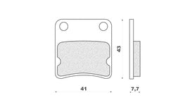 SERIE PASTIGLIE FRENO SYM CINDERELLA