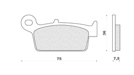 PASTIGLIE FRENO HONDA NSR 75 NS-1 9200
