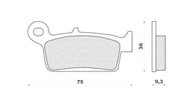 SERIE PASTIGLIE  PEUGEOT SV 125 C 96