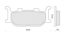 PASTIGLIE FRENO T-MAX 500 XP 0407